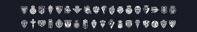 Los 36 equipos de la competición