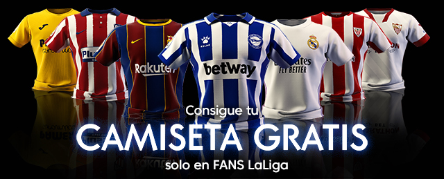 Consigue tu camiseta solo en FANS LaLiga