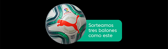 Sorteamos tres balones