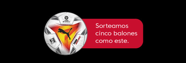 Sorteamos cinco balones como este