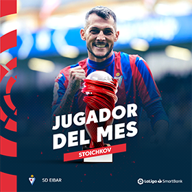 Stoichkov: Jugador del mes de Octubre en la LaLiga SmartBank